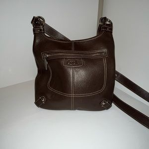 Coach CrossBody - Brown Leather - Large